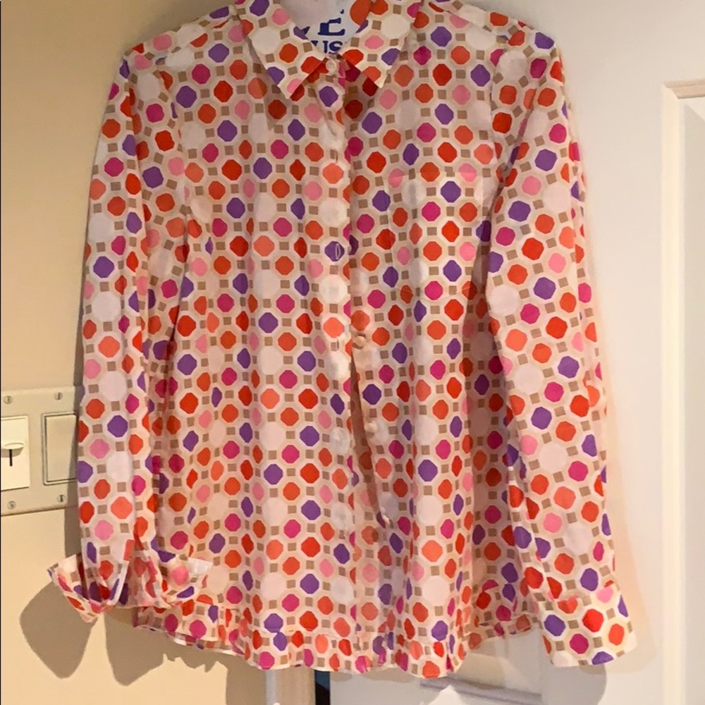 kate spade Multicolor Geometric Button Down Shirt